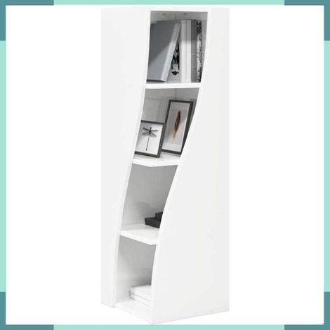 Meuble d'angle - 889855 - Bois d'ingénierie - 4 étagères - 32x32x102 cm (1/5)
