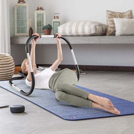 Appareil Abdominaux à Bascule avec Appuie-tête Rembourré Ergonomique et Portable pour Entraînement de Musculation à Domicile Blanc CW3204 Maison Chic (1/3)