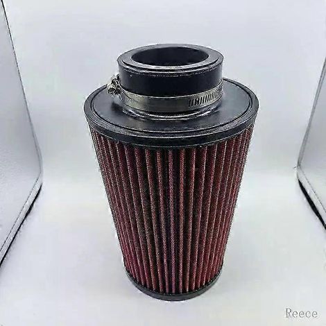 Filtre à air universel à haut débit KN 102 mm 89 mm 76 mm 3 3,5 4 pouces, conique, pour KN 14084-2, tête champignon (L rouge 63,5 mm, logo KN) (1/5)