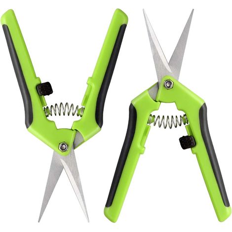 Lot de 2 sécateurs à main en plastique pour fleurs et arbres – DELKEVIC