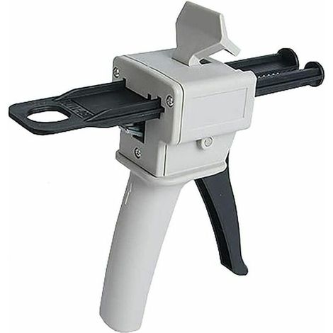 50 ml Epoxy Dispenser Gun, AB Epoxy Glue Gun with Applicator Handle for Mixing Glue, Ratios 1:1 and 2:1 (1/5)