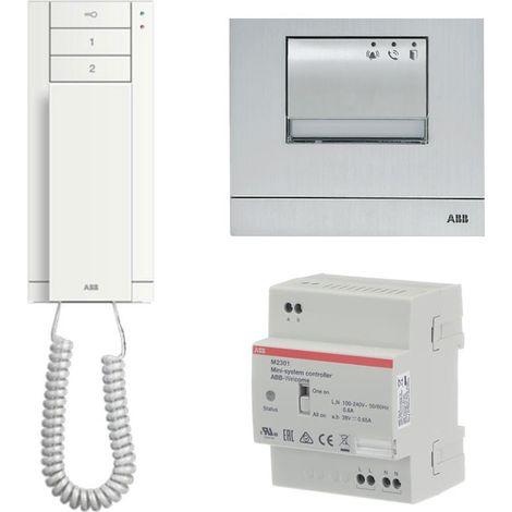 Kit Citofonico monofamiliare ABB WLK611B  2 fili (1/5)
