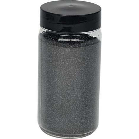 Feinkörnige schwarze Kieselsteine 370 ml