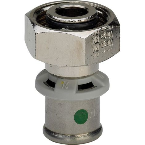 Viega Sanfix Fosta Sanfix P-Anschlussverschraubung, d 16mm, G 3/4 Rotguss Modell 2181, 478063 (1/2)
