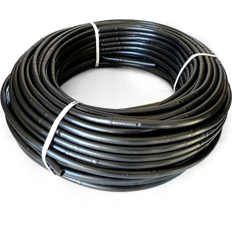 JARDIN202 - JARDIN202 - Tuberia de Riego por Goteo 16 mm  Con goteros a 33cm  Rollos de 50m - 100m - 400 m  Negra  Rollo de 50 metros ()  Rollo de 50 metros  Rollo de 50 metros -