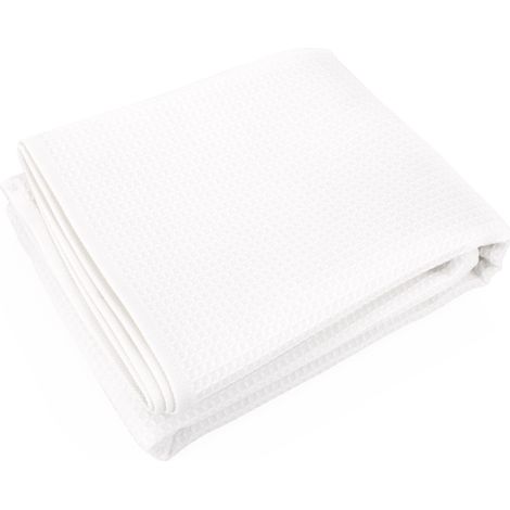 Drap de douche PURE WAFFLE nid d'abeille