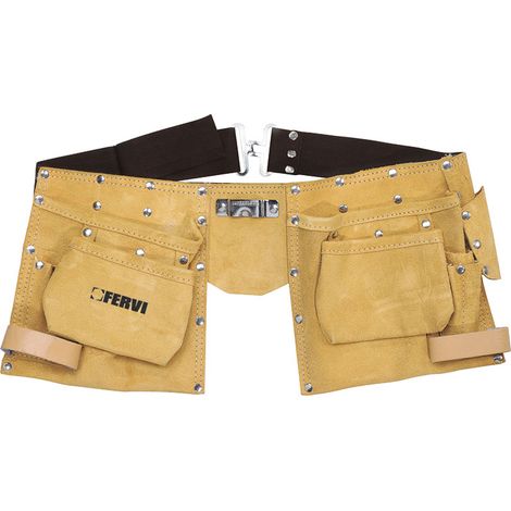 Leder-Montagetasche mit Gurtel Fervi 0264
