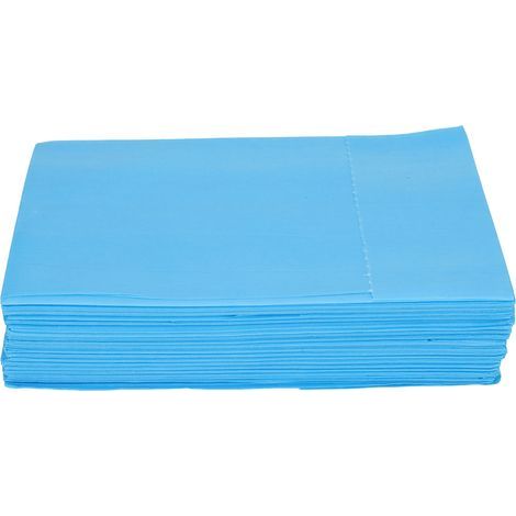 20 Einweg-Massageliegenauflagen, wasserdicht und schmutzabweisend, 80 x 190 cm, blau (1/5)