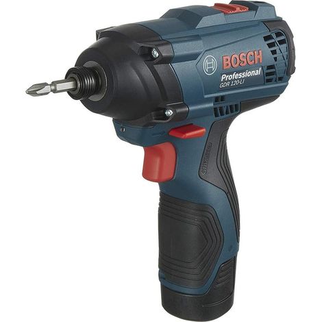 Bosch - Avvitatore a impulsi AKU da 12V, 2x batteria 2,0 Ah Li-Ion, caricabatterie 06019F0001 (1/5)