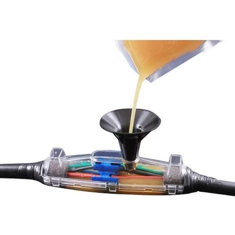 Adaptateur connecteur，Boitier Résine De Jonction Droite - Kit Pour Câble Basse Tension Jusqu'à M11-RAPANDA