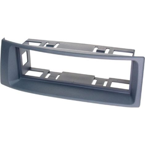 Facade Autoradio FA077B compatible avec Renault Megane 1 Scenic 1 96-03 - Gris Bleu