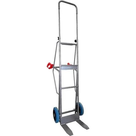 Stockman – Diable maraîchers 250kg DMPO250RSN – Roues caoutchouc élastique silencieuses – Tablier extensible 1600-2160mm – Châssis renforcé (1/5)