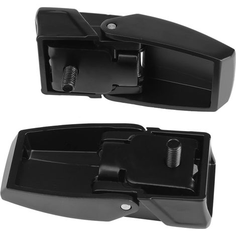 Kit antifurto per cofano (con chiave) per modelli Jeep Wrangler JK dal 2007 al 2017, colore nero.