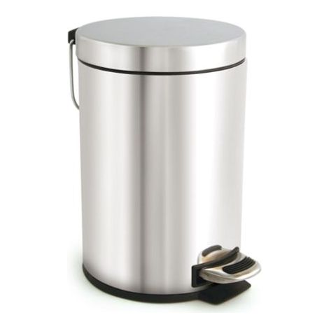 Poubelle Chrome en Acier Inoxydable, 3L ( Prix pour 1 )