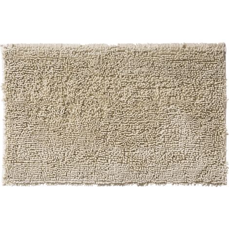 Tapis de bain déco fil doré en polyester 50x80cm (1/3)