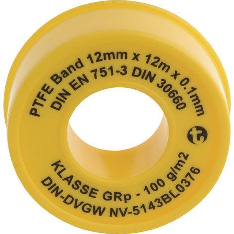 GEKA PTFE Cinta selladora GRp L12 m A12 mm E0,1 mm - 04.5000.9