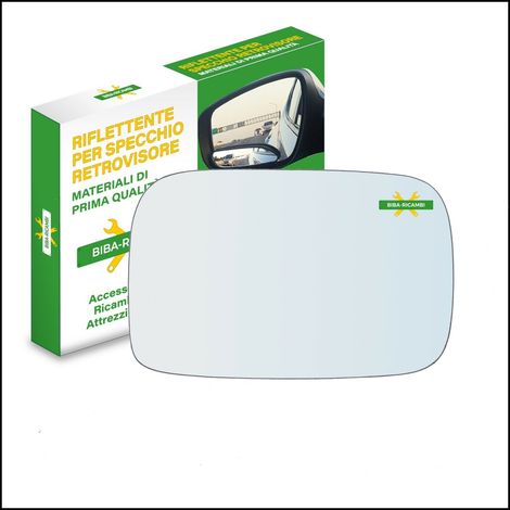 Specchio nudo adesivo lato passeggero per ford fiesta ii (fbd) dal 1983-1989