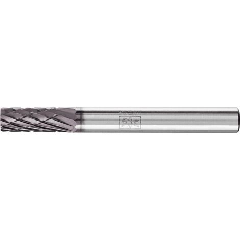 PFERD TOOLS Hartmetall Frässtift Zylinder ZYA Ø 06x16mm Schaft-Ø 6mm Z3P universal mittel kreuzverzahnt HICOAT (1/4)