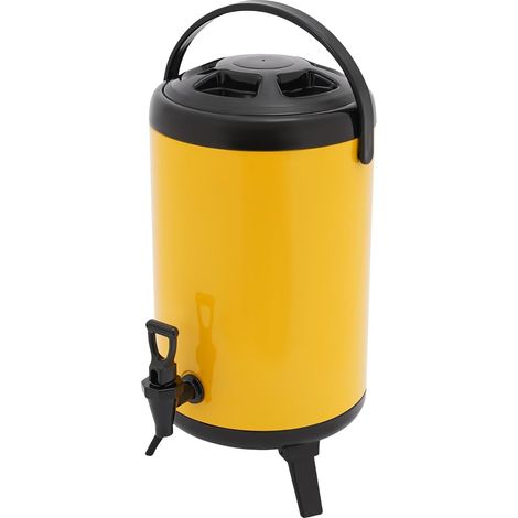 Distributeur de boissons portable en acier inoxydable de 10 litres, conservation de la température pendant 4 à 8 heures, pour les fêtes, pique-niques et camping‌ (1/5)