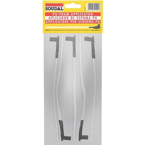 Cánulas para Espuma de Poliuretano SOUDAL - Blíster 5 unidades 102998