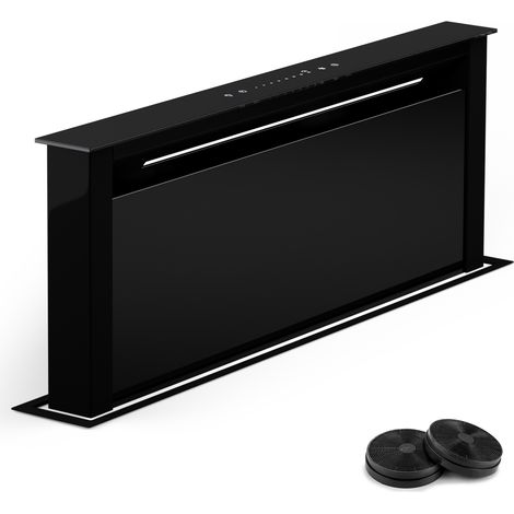Klarstein Royal Flush Eco 75 - Cappa aspirante, 75 cm, 604.1 m³/ora, classe energetica A++