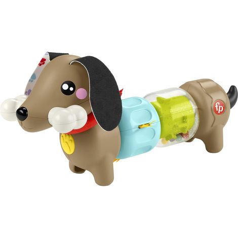 Cachorro de actividad de clic y giro de fisher price