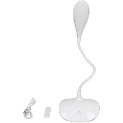 Jeffergarden Lampe de bureau LED Charge USB Contrle tactile 3 Modes Lampe de table à col de cygne pour enfants étudiants (1/4)