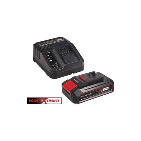KIT ENERGY CARICABATTERIA XCHANGE + 1 BATTERIA 18V 2,5AH    EINHELL