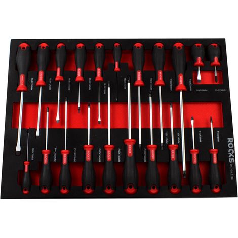 Set Cacciaviti ROOKS 21 pezzi SL / TORX / PH (OK01.3126)
