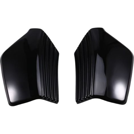 Juego de tapas negras para los espejos retrovisores izquierdo y derecho de la Goldwing GL1500 (modelos GL 1500 de 1988 a 2000). (1/2)