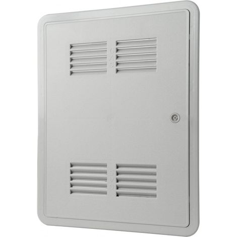 Sportello portello porta per gas in abs bianco l 335 x h 435 x p 22mm per ispezione (1/5)