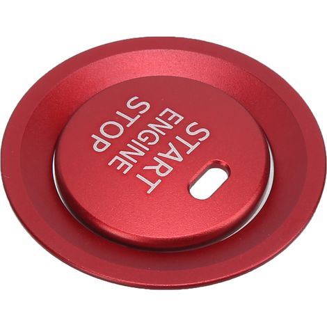 Bouton de démarrage moteur avec anneau rouge, cache remplacement pour Hyundai Elantra 2015-2020 (1/5)