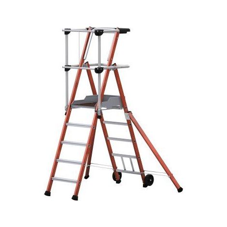 Echelle PIRL Isolante en fibre de verre - Hauteur de travail maximale 2.70m - 2272833 (1/5)