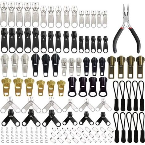 Kit di riparazione per cerniere，set da 170 pezzi，include testine di ricambio，strumenti per l'installazione e prolunghe per cerniere (1/5)
