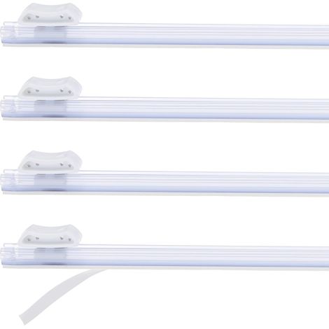 4pcs Coupe-Pellicule Plastique, 13in Coupe-Pellicule Plastique Autocollant Installation Remplacement pour Distributeur de Papier Aluminium, Papier d'emballage, Blanc (1/5)