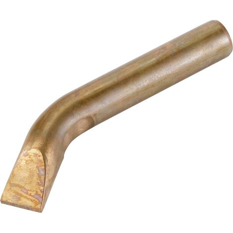 TOOLCRAFT TO-7766193 Punta di saldatura Forma a scalpello, curva Dimensione punta 22 mm Lunghezza punte 155.5 mm Conten (1/2)