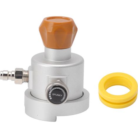 Adaptateur recharge soda aluminium caoutchouc avec purgeur et raccord mâle connecteur rapide pour Terra (1/5)