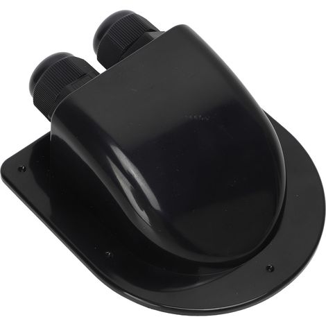 Gland étanche double entrée pour câbles solaires, installation sur coque de bateau ou yacht, résistant aux intempéries. (1/5)