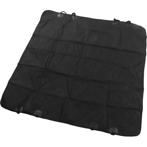 Tapis pour chien voiture tissu Oxford noir pliable imperméable housse animaux pour camion auto (1/5)