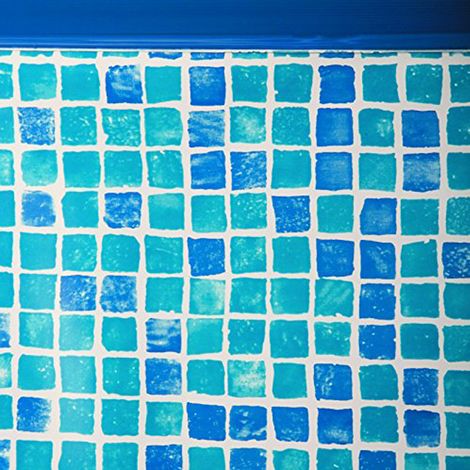 Liner Gre color gresite 6100x3750x1320 mm. para piscinas ovaladas. FPROV617