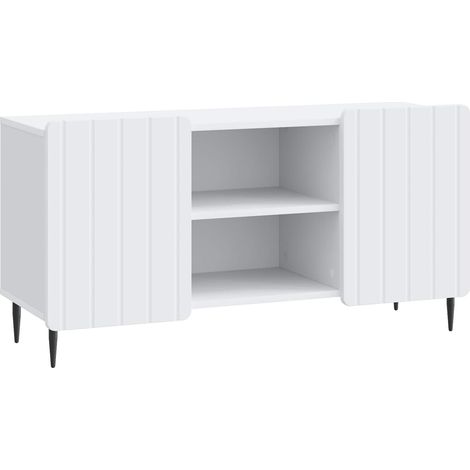 TV Cabinet White 102 x 34.5 x 52 cm Engineered Wood vidaXL