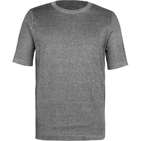 Ortviai T-shirt de protection anti-coupure niveau 5 en fibre PE haute densité – col rond, manches courtes, taille M (1/3)