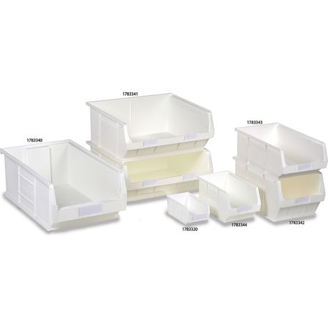 Bac à bec Blanc Sans couvercle 4.6L, 132mm x 240mm x 150mm ( Prix pour Paquet de 10 )