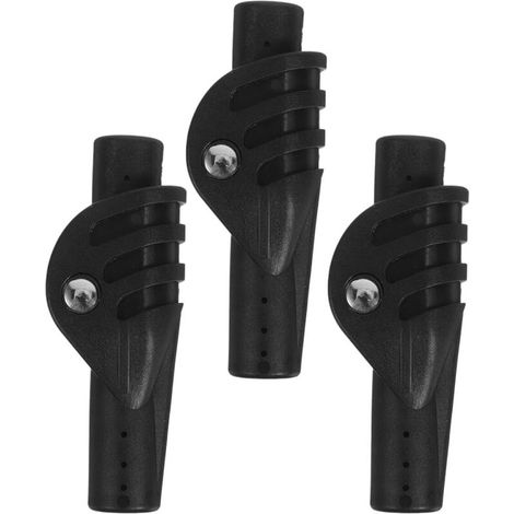Bardusch-Lot de 3 connecteurs tige tente – 8,5 mm noir, kit réparation DIY pour abris extérieurs, matériel robuste (1/5)