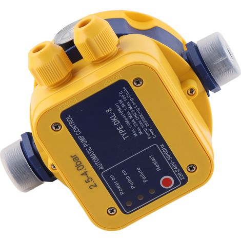 Automatischer Druckschalter für Wasserpumpe, Durchflussregler 2,5–4,0 bar, elektrischer Schütz 220–240 V, einstellbare Pumpensteuerung (1/5)