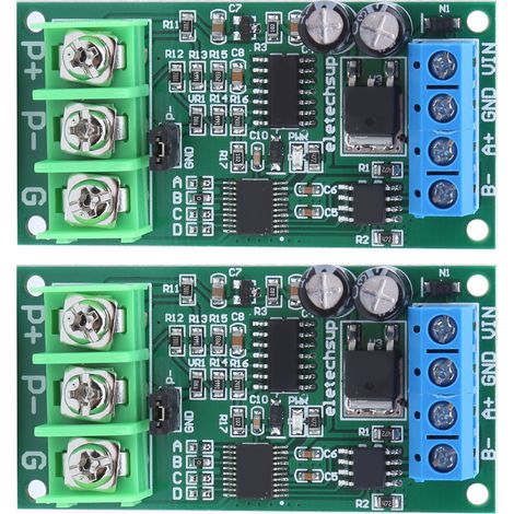 Transmetteur de sonde de température à résistance thermique platine PT100 (RTD) RS485 MODUBS RTU (1/5)
