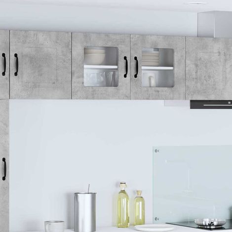 vidaXL Pannello lavastoviglie Kalmar Grigio cemento 80 x 31 x 40