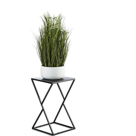 Supporto per fiori moderno LOFT nero, 40 cm