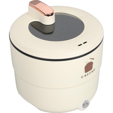 Cuiseur à Riz, Mini Cuiseur à Riz électrique de 1,8 L pour Repas Simples ou Doubles, Prend en Charge la Cuisson du Riz, Ragoût de Soupe, Mijotage, Cuisson de Légumes à la Vapeur (1/5)