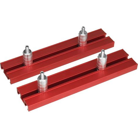 Établi en alliage d'aluminium Planing Stop Board Woodworking Baffle Limit Block 17.8mm (1/4)